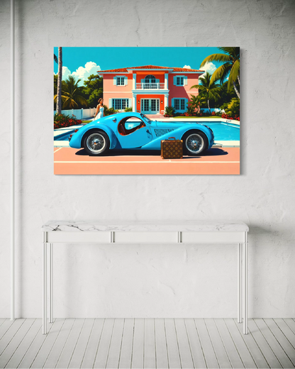 Old Bugatti in Miami