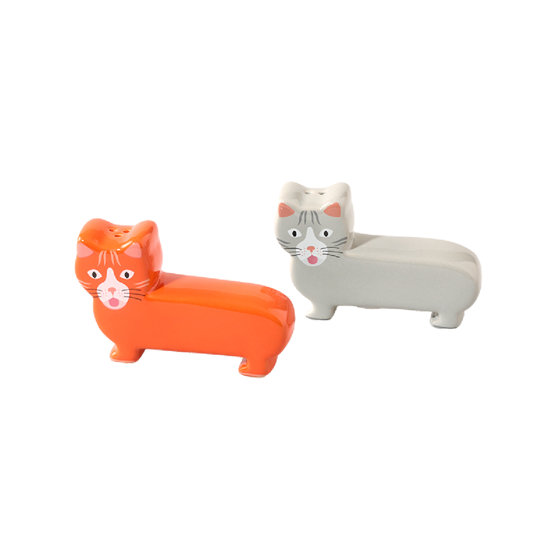 Salière et poivrière chats