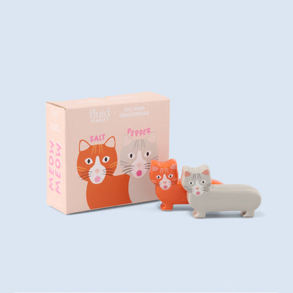 Salière et poivrière chats