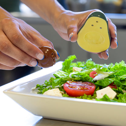 Salière et poivrière avocat