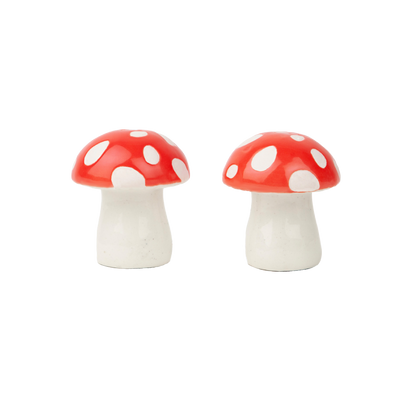 Salière et poivrière champignons