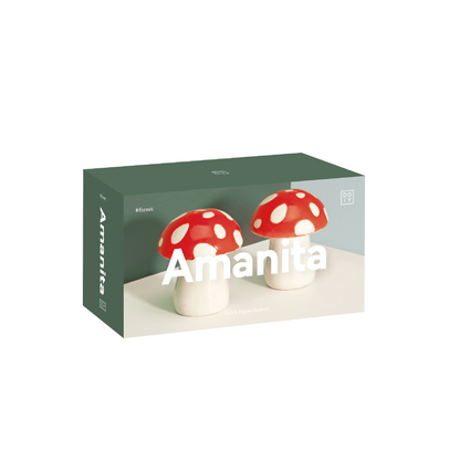 Salière et poivrière champignons