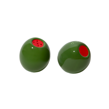 Salière et poivrière olives