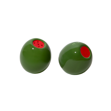 Salière et poivrière olives