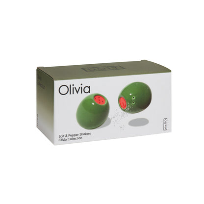 Salière et poivrière olives