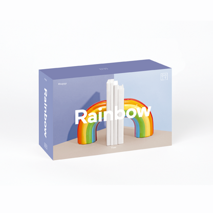 Serre-livres arc-en-ciel