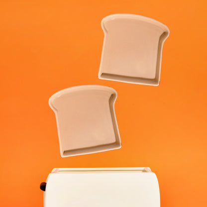 Set de deux assiettes toast