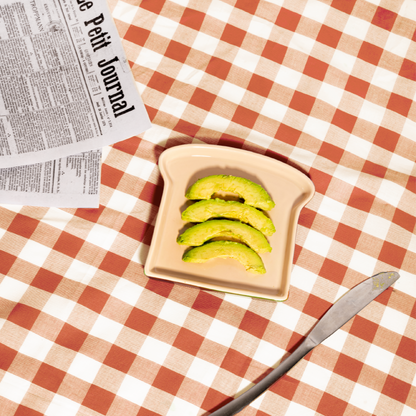 Set de deux assiettes toast