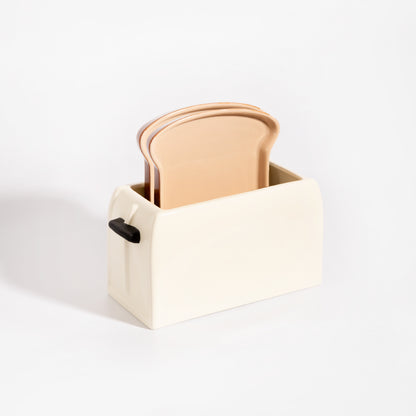 Set de deux assiettes toast