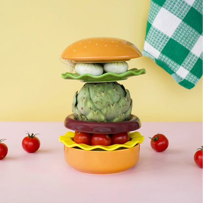 Set de plats hamburger