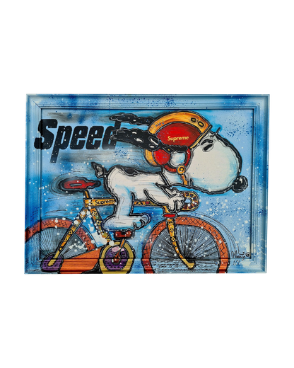 Snoopy le cycliste