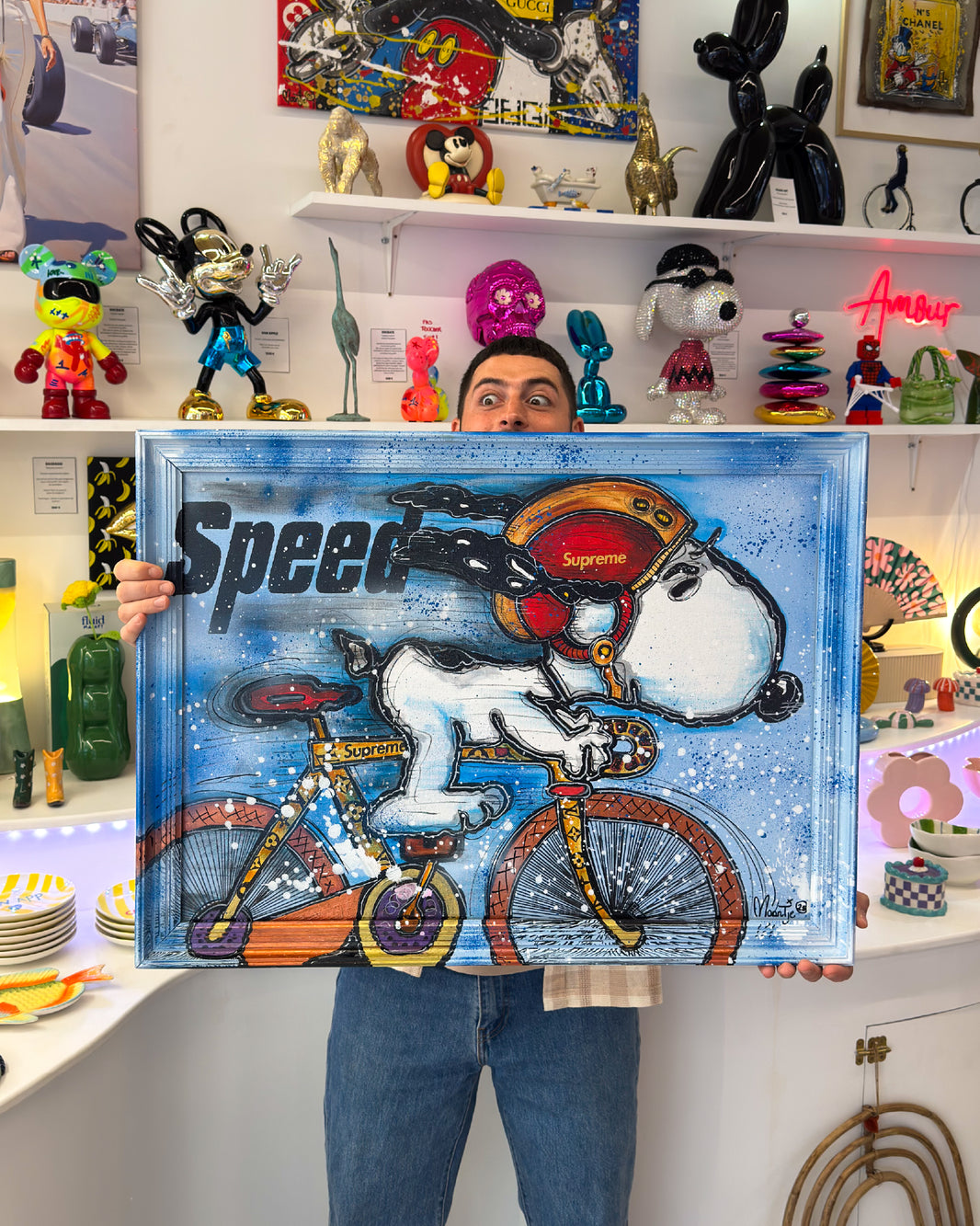 Snoopy le cycliste