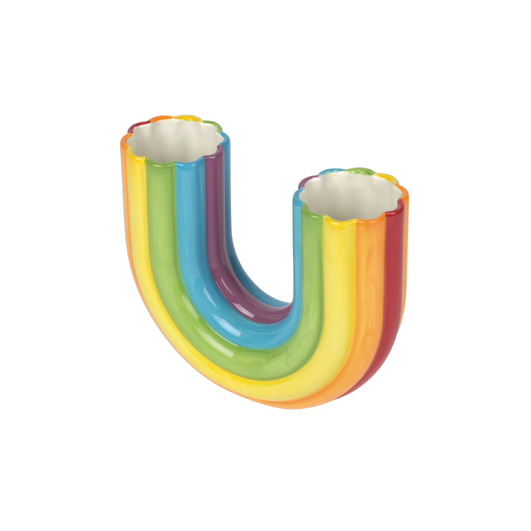 Vase arc-en-ciel