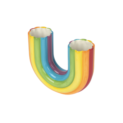 Vase arc-en-ciel