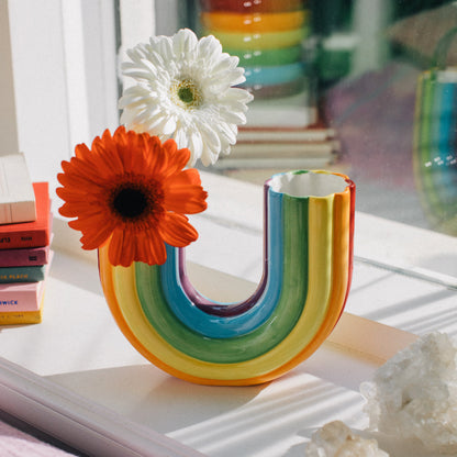 Vase arc-en-ciel
