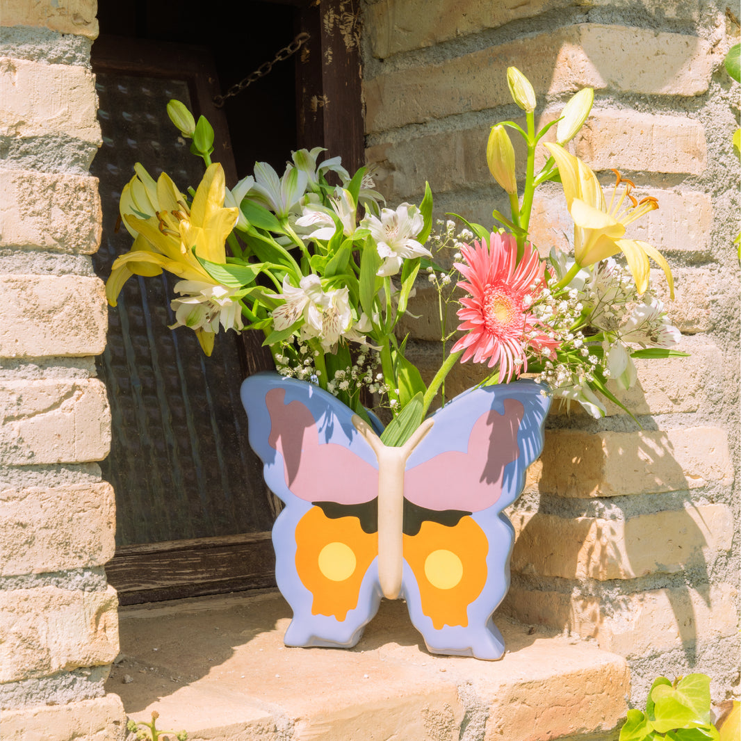 Vase papillon