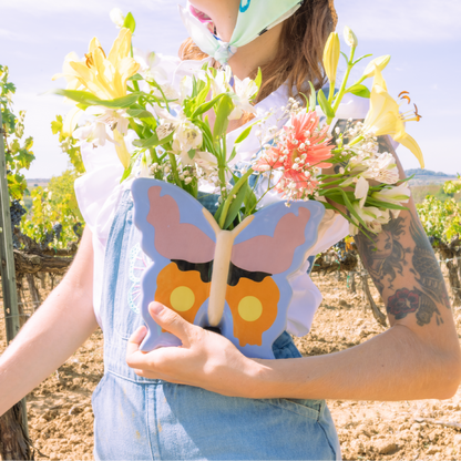 Vase papillon