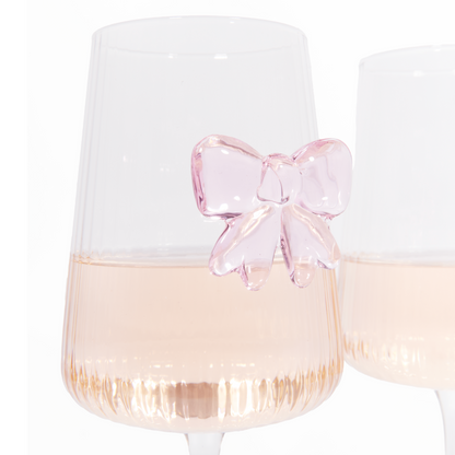 Coffret verres à vin noeud