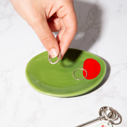 Vide-poche olive