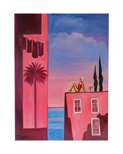 Les maisons roses