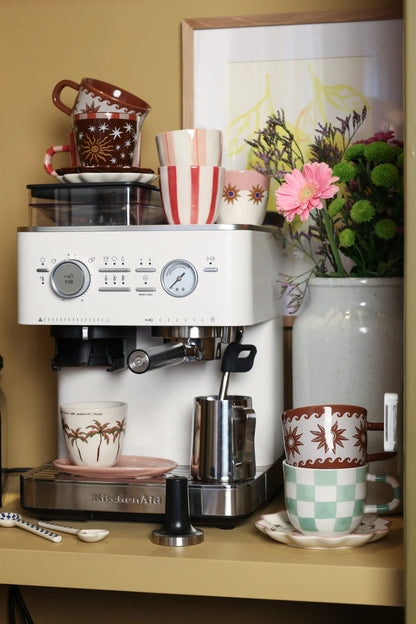 Tasse Étoiles à rayure rose