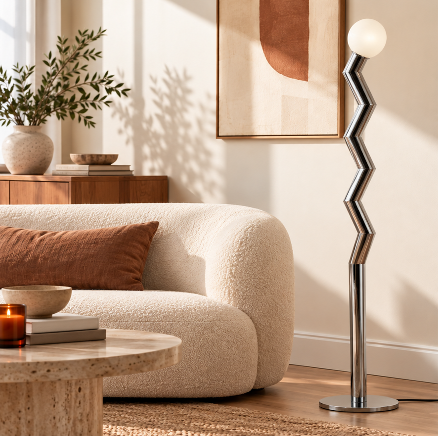 Lampe Zigmo Chrome
