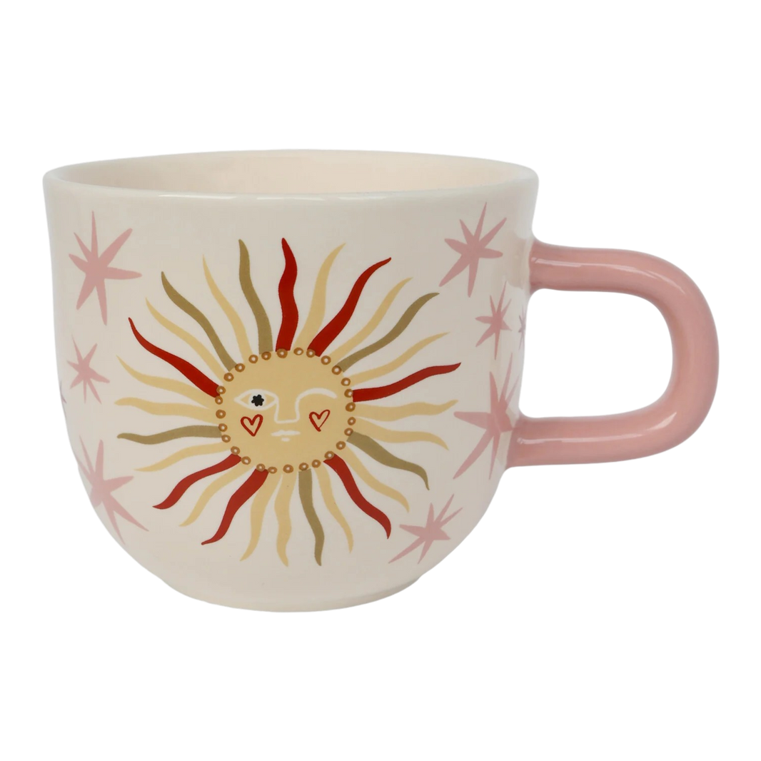 Mug Soleil & Étoiles Roses