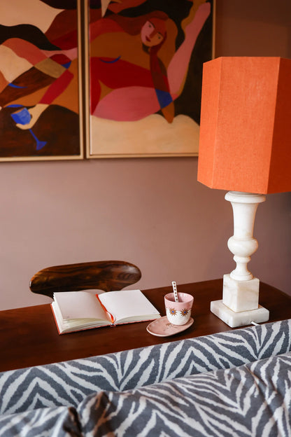 Assiette Ovale Palm Tree & Midnight Talks