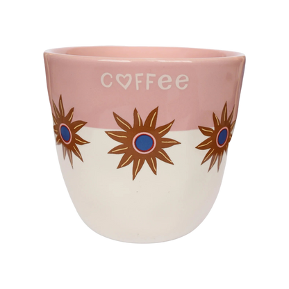 Tasse Étoiles à rayure rose