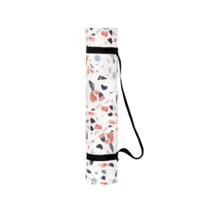 Tapis de yoga terrazzo