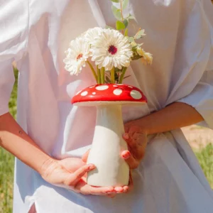 Vase champignon amanita large