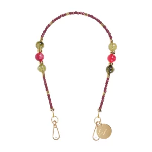 Chaîne courte Iris marron